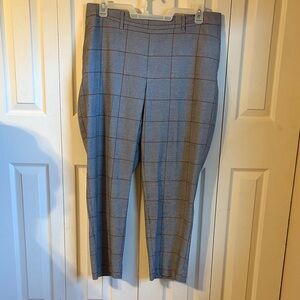 a new day Gray Checkered Women's Pants